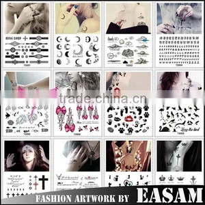 Easam Hot Temporary Tattoo Sticker With 56 Designs thumbnail-2