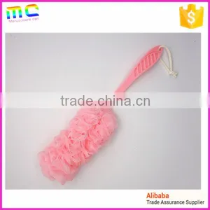 Colorful Long Hand PE Mesh Sponge Back Body Bath Brush thumbnail-4