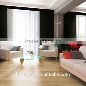 Bintronic Customized Made In Taiwan Electric Screw Rod Driven Track With Curtains Operate Electric Remote Control thumbnail-4