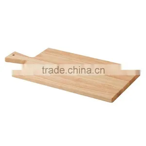 Rubber Wood Cutting Board Chopping Block With Handle thumbnail-1