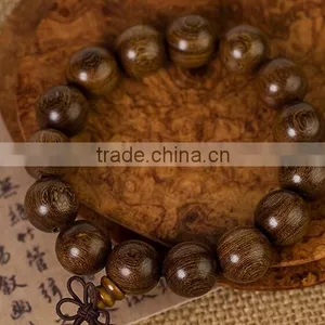 Delicate Golden Sandalwood Tibet Buddhism Prayer Antifatigue Bead Bracelet thumbnail-6