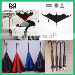 23 Inch New Design Upside Down Magic Inverted Car Umbrella thumbnail-1