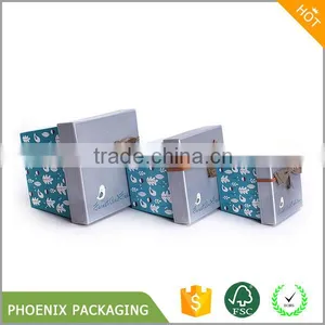 Flip Top Chocolate Paper Box With Ribbon thumbnail-2
