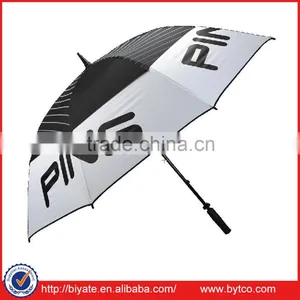 High Quality Promotional Logo Customize Golf Umbrella thumbnail-3