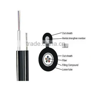 Outdoor Messenger Aerial GYXTC8Y Figure 8 Self-supporting Center Tube Fiber Optic Cable thumbnail-1