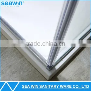 Rectangular Shape High Quality 304 Stainless Steel Hardware Shower Glass Partition thumbnail-6