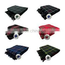 New Scottish Piper's Kilt Fly Plaid Tartans TRI-1829 thumbnail-1