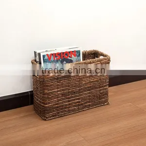Natural Seagrass and Banana Leaf Interwoven Storage Basket Quality Choice thumbnail-4