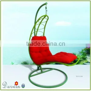 Round Rattan Outdoor Bed Outdoor Swing thumbnail-1