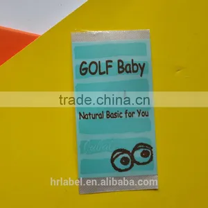 Colorful Printing Satin Labels for Baby thumbnail-1