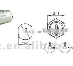 19mm Vending Machine Key Slot Machine Key Switch,12mm Electronic Key Lock Switch thumbnail-2