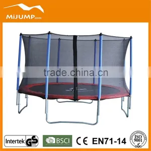 8ft Fitness Outdoor Trampoline With Safety Enclosure for Kids thumbnail-1