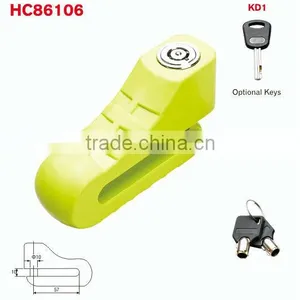 Small Steel Disc Lock, Motorcycle Lock,motorbike Lock HC86106 thumbnail-1