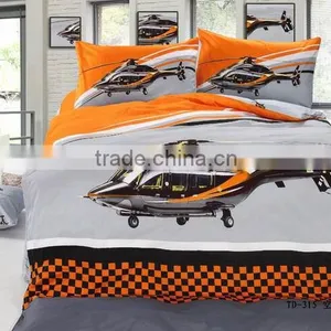 100% Cotton Carton Bed Sheet Children Kids Bedding Set thumbnail-1
