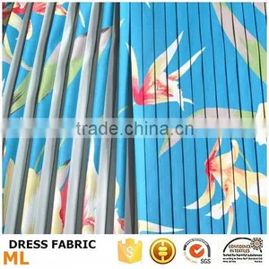 Quality Digital Print Pleated Chiffon Fabric for 2015 Fashion Women Dress Pakistani Dresses thumbnail-1