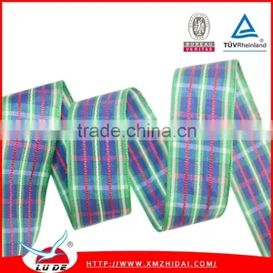 Direct Factory High Quality Garments Decoration Colorfu Ltartan Tartan Plaid Ribbon thumbnail-2