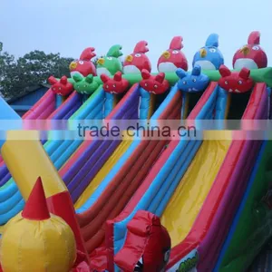 PVC Material Ocean Theme Mini Bouncy Castle, Inflatable Bouncer and Slide With Ladder thumbnail-4