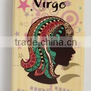 OCASE Manufacturer Maple Wood Zodiac Sign Color Drawing Printing Phone Cover for Iphone 6 thumbnail-2