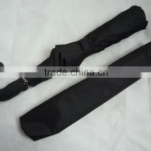 Hook Handle 2 Folded Umbrella With Auto Open and Close System thumbnail-1