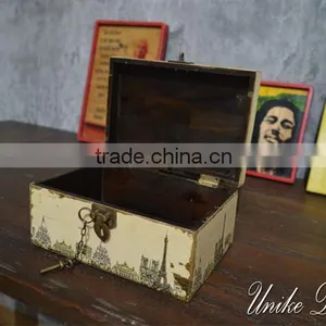 Wooden Vintage Style - Jewelry Box JB-001 thumbnail-2