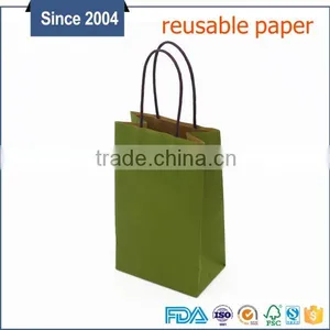 High Quality Small Hand-made Kraft Gift Paper Bag thumbnail-6