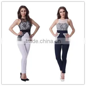 Vintage Tyle Hot Sale Fashion One Piece Sleeveless Jumpsuit Women Summer 2015 thumbnail-1