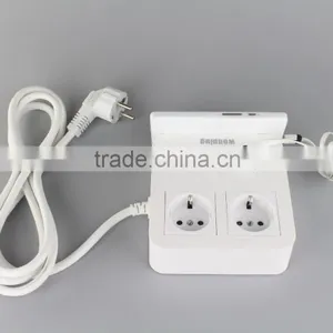 New Arrival CE VDE Approved 2 Schuko Type Charging Outlets With Phone Holder Suitable for Home/office thumbnail-4