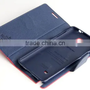 Mercury Goospery Leather Flip Case for Note4, Newest Shockproof Credit Card Slots Case for Samsung thumbnail-5