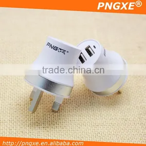 5V/2 1A 2 Port Desktop Micro USB Wall Charger Travel Power Adapter for IPhone 6 Plus 5S 5C 5 4S, IPad Air Mini, Samsung thumbnail-4