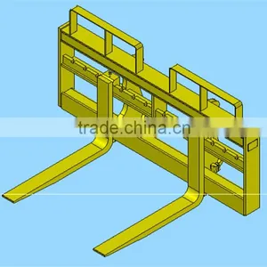 OEM Wheel Loader Optional Equipment Pallet Fork (1400*2060mm) For SDLG LG968 Wheel Loader thumbnail-5