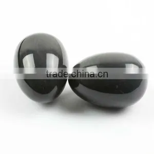 SL72540 Obsidian Stone Egg thumbnail-1