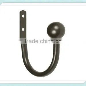 Holdback Ball End Oil Rubbed Window Curtain Rod Bronze thumbnail-1