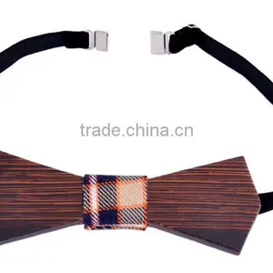 2016 Solid Good Quality Wooden Bow Tie For Men Classic Wooden Bow Ties Factory Neckwear 3D Handmade Butterfly Wood Tie thumbnail-5
