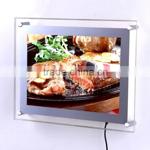 Hot Selling Display Light Panel Led Crystal Menu Sign Board Letter Light Sign thumbnail-3