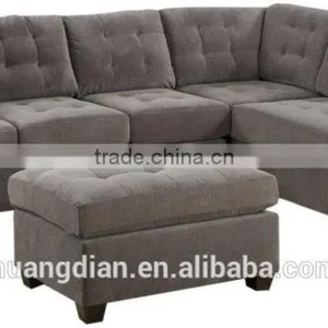 Foshan Shunde Furniture Modern Comfortable Wooden Sectional Corner Sofa thumbnail-1
