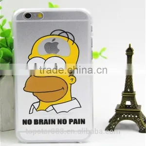 2015 Hottest Cell Phone Case! 0.3mm Plastic Transparent TPU Cell Phone Case for IPhone 6/6s Plus! thumbnail-4