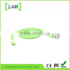 1m 2m 3m/10ft 8pin Flat Cable for IPhone 6 6s 5 5s 5c 4 5 Charge Sync Data Cable thumbnail-4