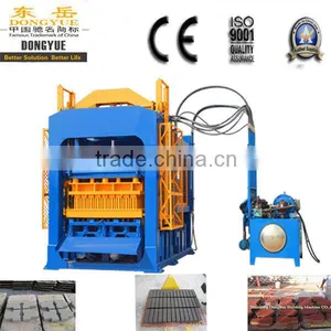Dongyue QT4-15C Hydraulic Automatic Cement Brick Making Machine Price thumbnail-5