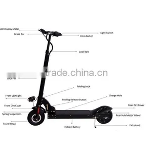 High Quality Fashionable Chariot 2 Wheels Stand up Electric Scooter thumbnail-3