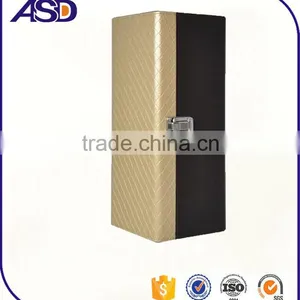 Custom Design Promotional Leather Packaging Boxes for Wine Logo Printing thumbnail-3