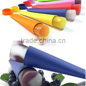 Colorful Silicone Ice Pop Mold Maker Cone Shape Mold thumbnail-2