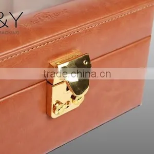 Hot Sale Brown PU Leather Spectacle Storage Case thumbnail-6