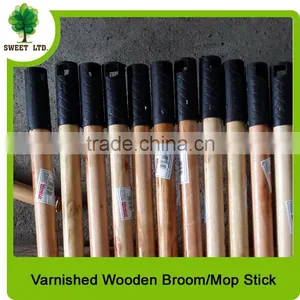Varnished Wooden Broom Handle Farm Tools Wooden Shovel Handle Sticks thumbnail-2