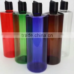 60ml,100ml,250ml,500ml Plastic Colorful Washing&cleaning PET Bottle With Disk Top Cap thumbnail-1