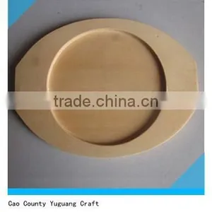 High Quality Unfinished Wood Dinner Plate for Dinner and Restaurant thumbnail-1