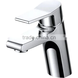 Deck Mounted Brass Single Level Basin Faucet For Bathroom thumbnail-1