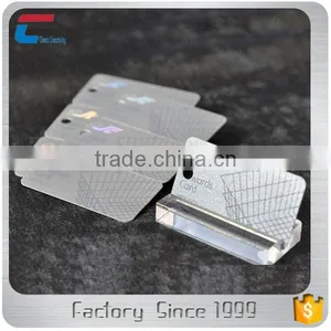 PVC Plastic Snap off Key Tag Cards thumbnail-1
