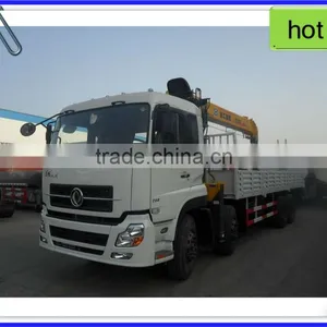 4 Axles Crane Tipper Truck 8*4 New Arrival thumbnail-1