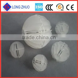 Plastic Hollow Sphere Ball Packing in Removing Oil From Oily Sludge/ Polypropylene Plastic Hollow Ball thumbnail-1