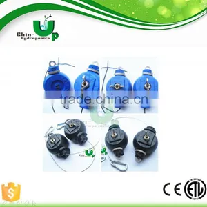Hanger for Hydroponics Lighting Reflector/1/8 Inch Rope Ratchet/Pulley System Hangers thumbnail-1
